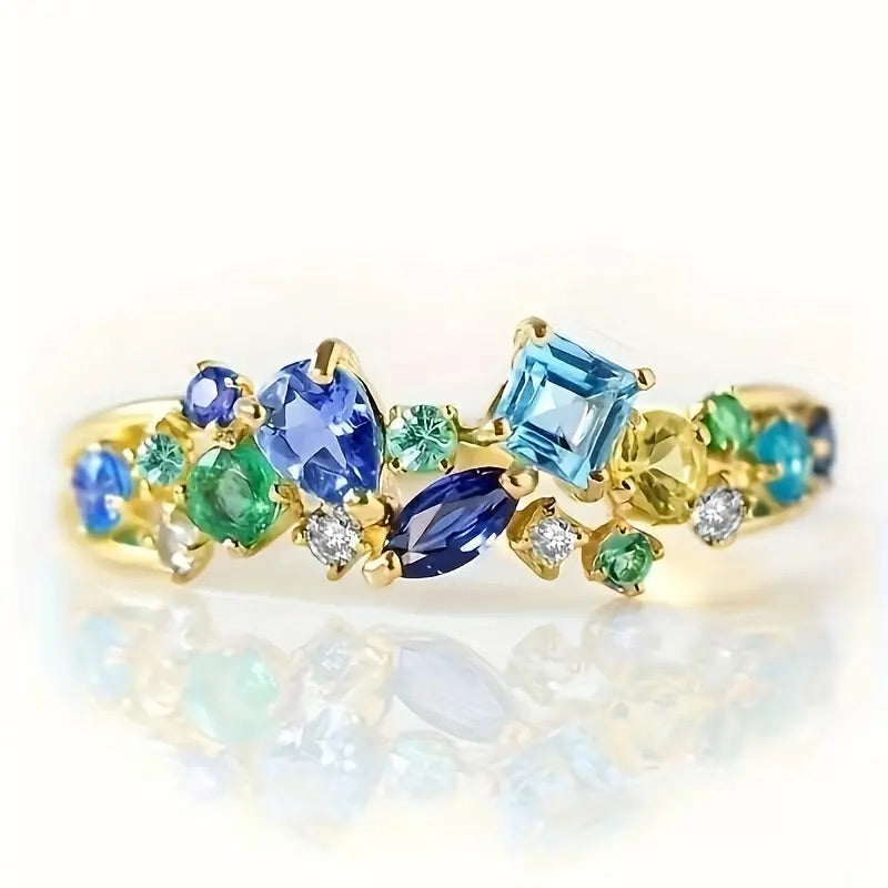Sparkling Gemstone Ring – A Symbol of Beauty & Elegance for Daily Looks or Parties